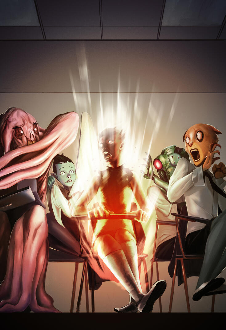 School for Extraterrestrial Girls Book 1, Girl on Fire