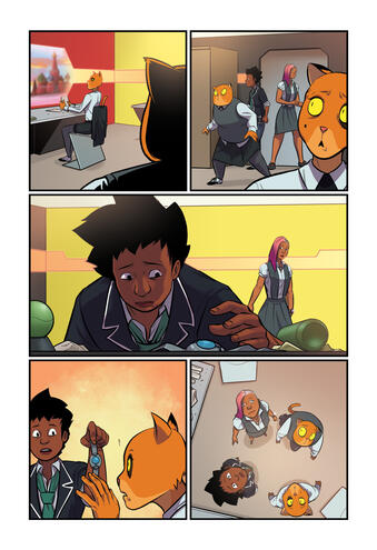 School for Extraterrestrial Girls Book 1, Preview Page 4 School for Extraterrestrial Girls Book 1, Preview Page 4