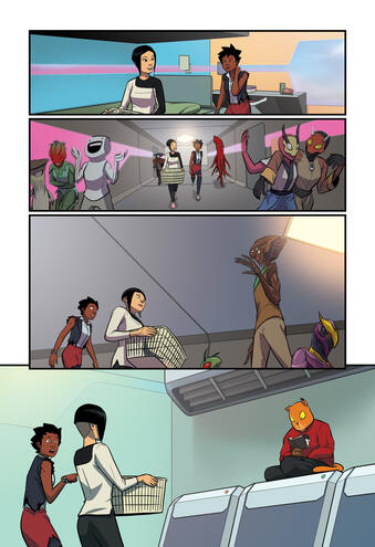 School for Extraterrestrial Girls Book 1, Preview Page 3 School for Extraterrestrial Girls Book 1, Preview Page 3